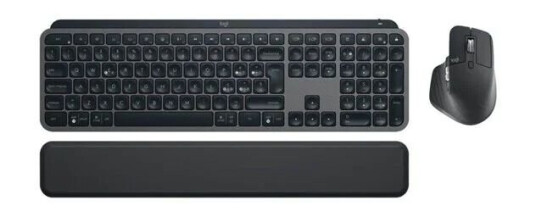 Logitech MX Keys S Tastatur og Mussett - Trådløs QWERTY med Bakbelysning - Grafitt Logitech MX Keys S Tastatur og Mussett - Trådløs QWERTY med Bakbelysning - Grafitt