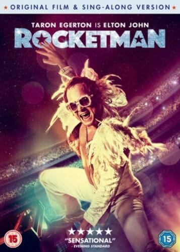 Rocketman DVD 2019 Taron Egerton, Fletcher DIR cert 15  English Brand New