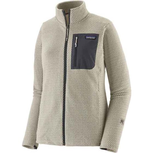 Patagonia R1 Air Fleece Jacket Dame Wool White M