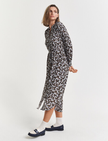GANT Reg Floral Print Dress - Multi/patterned - 40 GANT Reg Floral Print Dress - Multi/patterned - 40