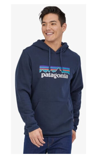 Patagonia P-6 Logo Uprisal Hoody Herre New Navy L Patagonia P-6 Logo Uprisal Hoody Herre New Navy L