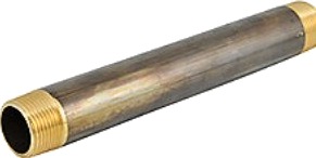 Nippelrør Messing 34" X 60 Mm Nippelrør Messing 34" X 60 Mm