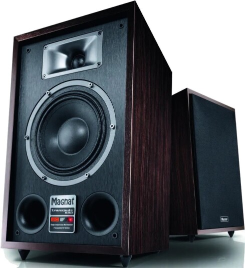 Magnat Transpuls 800A, 2-Veis, Ledning & Trådløs, 60 W, 34 - 32000 Hz, Svart, Brun