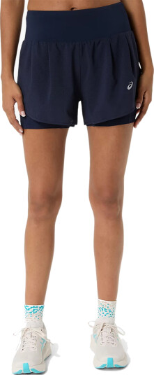 ASICS Road 2 N 1 3.5IN Shorts Blå XS