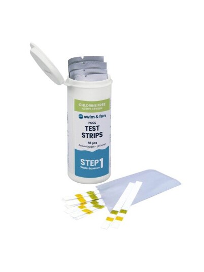 Swim & Fun Test Strips Active Oxygen 50 pcs