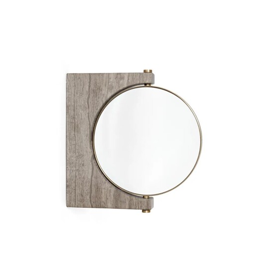 Audo Copenhagen Pepe Marble speil marmor brun, vegghengt