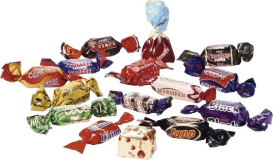 Chokolade, Marabou, Twist, Pakke A 5 Kg