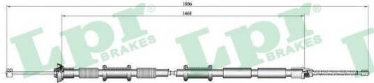 Bremsewire LPR C0168B