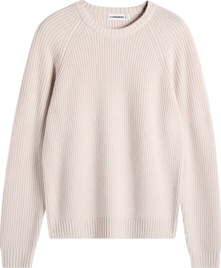J.Lindeberg Hallow Wool Blend Knitted Sweater Moonbeam J.Lindeberg Hallow Wool Blend Knitted Sweater Moonbeam