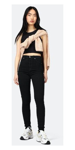 Dr Denim Jeans - Solitaire Svart Unisex EU 47