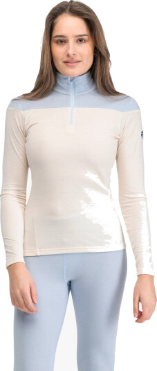 Bergans Inner:Dual Merino Half Zip Women Hvit S Bergans Inner:Dual Merino Half Zip Women Hvit S