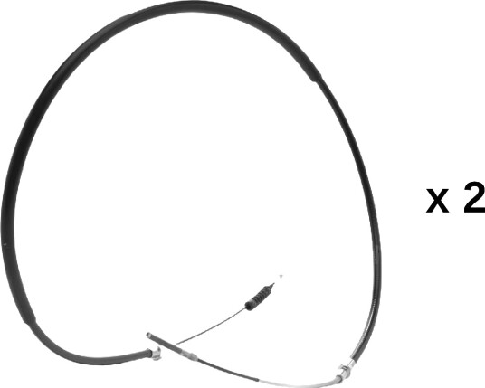 RIDEX 124C1340 Tautrekk håndbremse