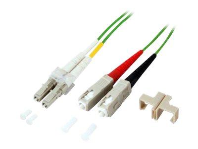 MicroConnect 7 m Nettverkskabel Limegrønn SC/UPC