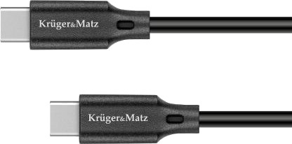 Usb-Kabel Kruger&Matz Usb-C Til Usb-C 2,5 M Svart Km1261