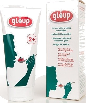 Gloup svelgegel for tabletter 150 ml