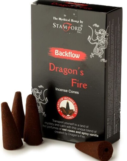 Dragon"s Fire   12 stk Stamford Backflow Røkelseskuber