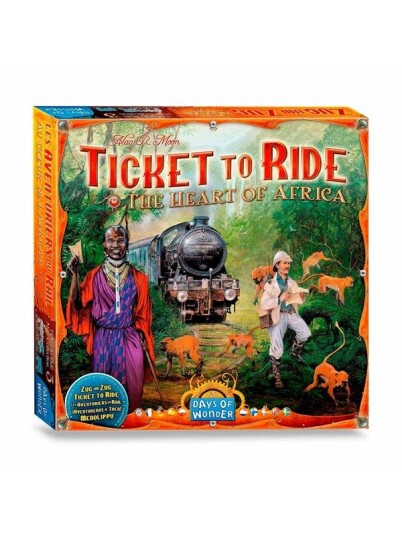 Ticket to Ride: The Heart of Africa - Utvidelsespakke til Brettspill Ticket to Ride: The Heart of Africa - Utvidelsespakke til Brettspill