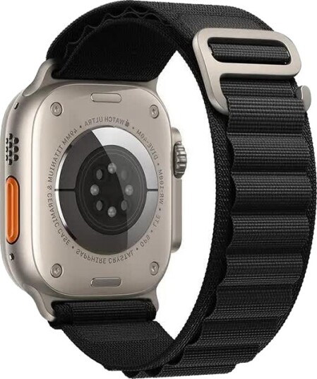 Forcell F Design FA13 reim for Apple Watch 38/40/41mm Svart