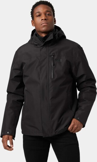 Helly Hansen Juell 3-i-1 Skall- Og Isolerende Jakke Herre Svart 2XL
