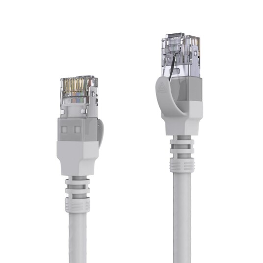 Purelink Cat 6a S/FTP Nettverkskabel 20m Halogenfri Grå