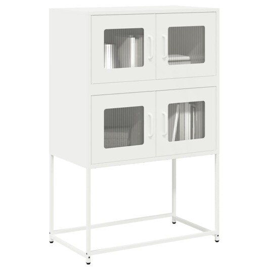 Highboard Hvit 68x39x107 cm Stål 8721158371836 Highboard Hvit 68x39x107 cm Stål 8721158371836