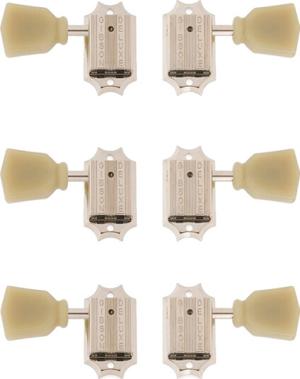 Gibson S & A Pmmh-010 Vintage Pearloid Stemmeskruer Gibson S & A Pmmh-010 Vintage Pearloid Stemmeskruer