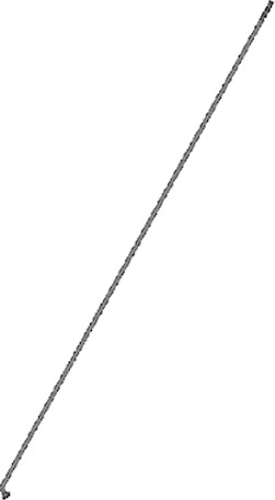 Shimano eiker 288mm lang til bakhjul 700c modell WH-RS010