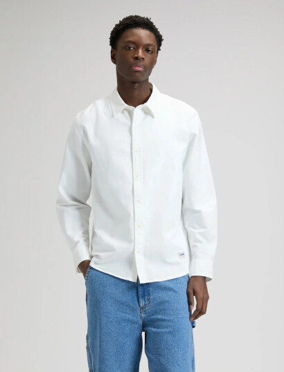 Lee Jeans Workwear Button Down   White   S x 00