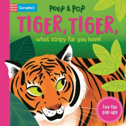 Tiger, Tiger, What Stripy Fur You Have!  With Five Popups!