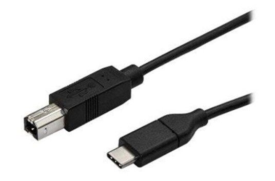 StarTech USB-C til USB-B Skriverkabel 3m - USB 2.0 - Svart StarTech USB-C til USB-B Skriverkabel 3m - USB 2.0 - Svart