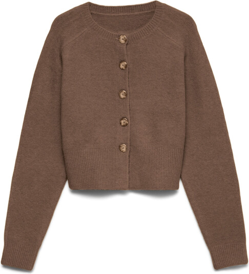 Vero Moda Vmsif Ls O Neck Cardigan Noos Brown XS Vero Moda Vmsif Ls O Neck Cardigan Noos Brown XS