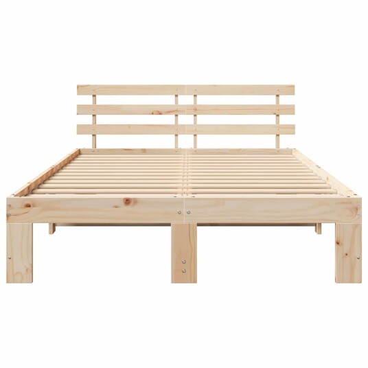 Furu Sengestamme Naturlig tre Solid tre 140 x 190 cm Holdbar