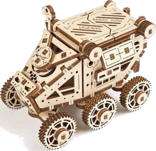 Ugears 3D Trebyggesett 95 Deler Mars Rover Ugears 3D Trebyggesett 95 Deler Mars Rover