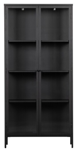 Vtwonen Precious Vitrineskap - Svart Jern/Glass, H190 Unoliving 1680960-01-0 1680963-01-0