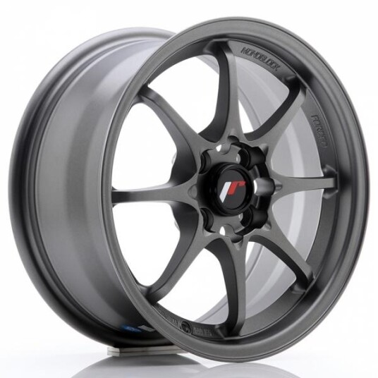Japan Racing Jr5 Matt Gun Metal 8x15 4x100 ET28 B73.1 Japan Racing Jr5 Matt Gun Metal 8x15 4x100 ET28 B73.1
