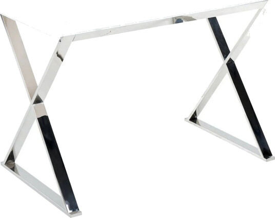 Foxter Spisebord 70x120 cm - Hvit/Sølv