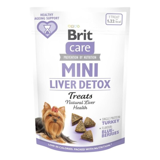 Brit Care Dog Mini Treats Liver Detox 50 G