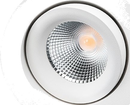 SG Junistar Lux Isosafe innbyggingspott 7W LED 3000K, hvit