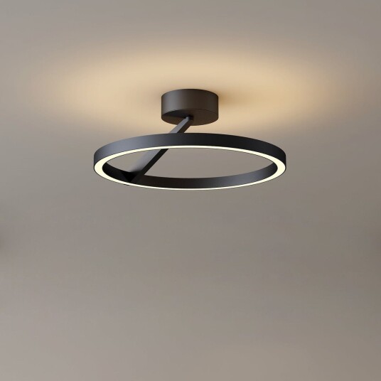 Other Brand Mind 330 taklampe 12,6W 2700 Kelvin RA90 dimbar - Svart
