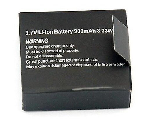 Gp318 3.7v 900mah 3.33wh Li-ion-batteri for Sj4000/sj6000/4k Wifi-actionkamera