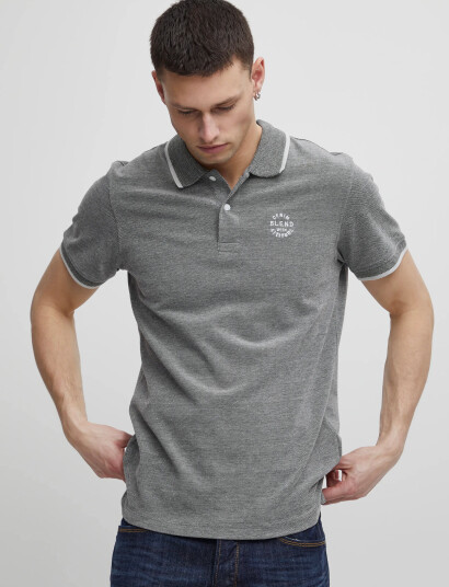 Blend Bhnate Polo Noos - Grey - L Blend Bhnate Polo Noos - Grey - L