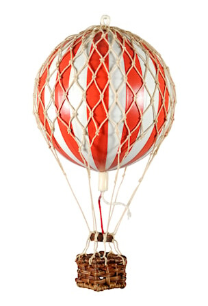 Floating The Skies Luftballong Mini Rød/Hvit Floating The Skies Luftballong Mini Rød/Hvit