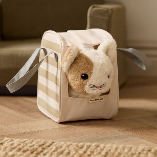 Kid"s Concept Cat And Carrier Bag Kid"s Hub - Beige - ONE SIZE Kid"s Concept Cat And Carrier Bag Kid"s Hub - Beige - ONE SIZE