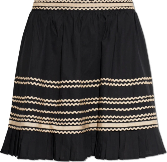 Ulla Johnson Dame Skjørt Svart 2XS, Ulla Johnson Dame Skjørt Svart 2XS,