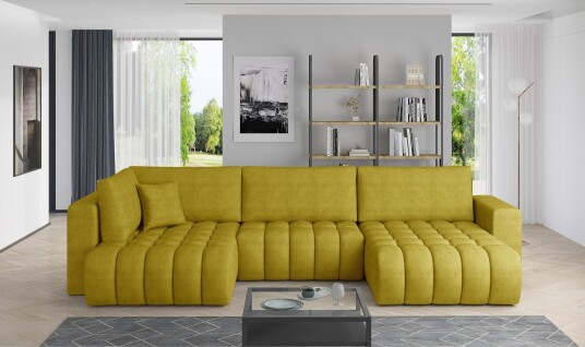 Yorktown U sovesofa Divan Høyre Lysebeige