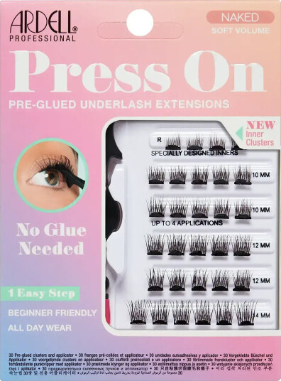 Ardell Naked Press On Underlash Extensions Soft Volume - Black - ONE SIZE Ardell Naked Press On Underlash Extensions Soft Volume - Black - ONE SIZE