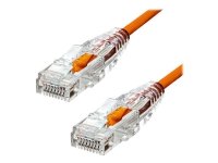 ProXtend Ultra Slim - Koblingskabel - RJ-45 (hann) til RJ-45 (hann) - 3 m - 3.6 mm - UTP - CAT 6 - halogenfri, formstøpt, uten hindringer - oransje ProXtend Ultra Slim - Koblingskabel - RJ-45 (hann) til RJ-45 (hann) - 3 m - 3.6 mm - UTP - CAT 6 - halogenfri, formstøpt, uten hindringer - oransje