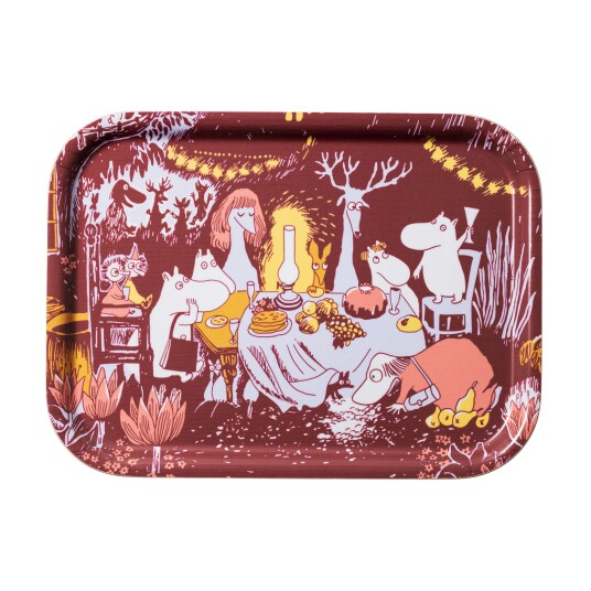 Moomin Arabia Feststemning Brett 20x27 cm Moomin Arabia Feststemning Brett 20x27 cm