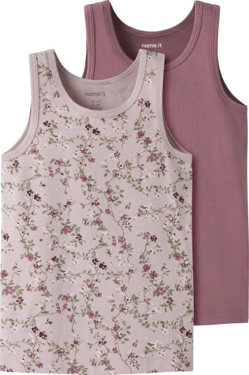 Name It Nmftank Top 2P Violetflower Noos Purple 116
