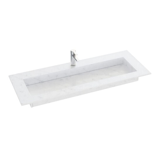 Dansani Inzo Angular Servant Silestone B60-165xh1,20xd45,50cm Eternal Statuario / 120cm
